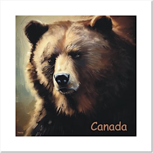 Canada Grizzly Bear . Posters and Art